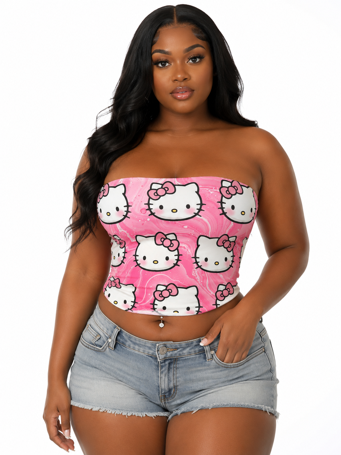 Pretty Kitty Plus Size Tube Top