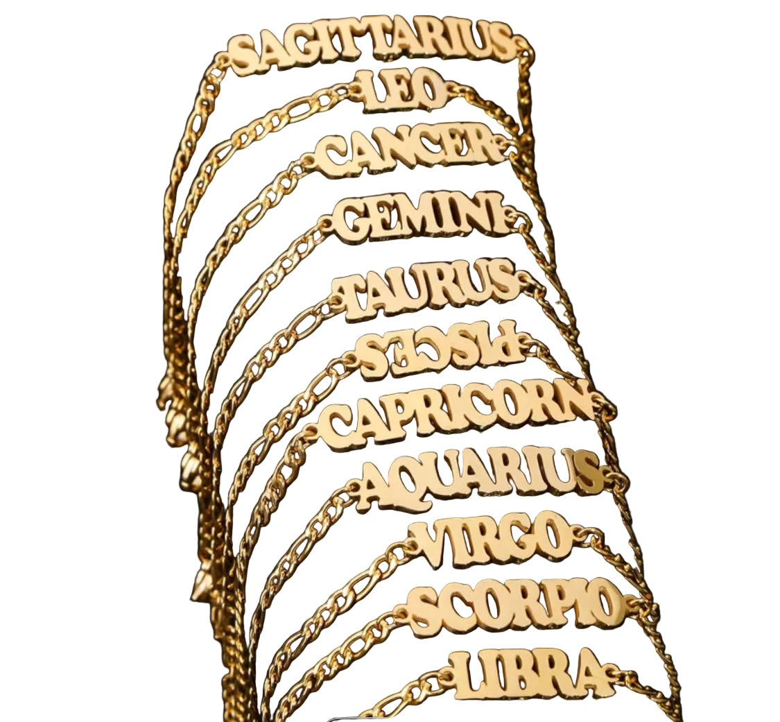 Gold Zodiac Bracelet