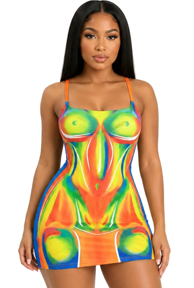 Hot Gradient Dress
